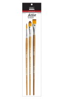 KCK PREMIUM NYLON LONG HANDLE ARTIST BRUSH - BR LH12